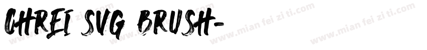 chrei svg brush字体转换